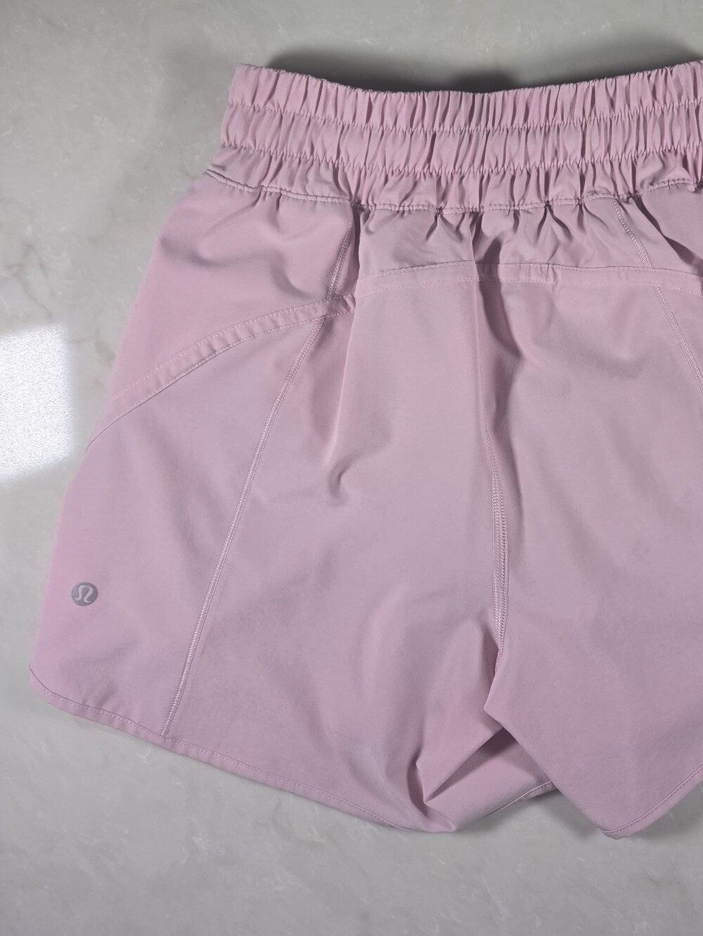 lululemon athletica Track That Run Short Pink - Sz 4